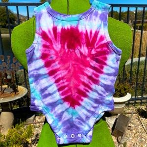 Garanimals Heart Onesie ❗️Custom Tie Dye❗️🌈